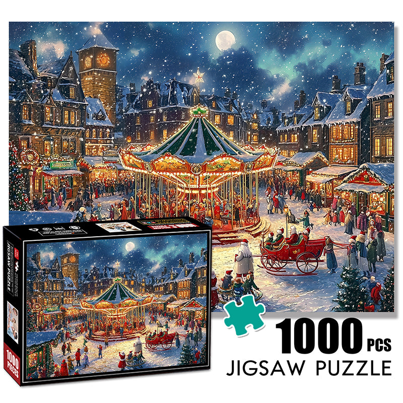 Christmas Carousel Jigsaw Puzzle 1000 Pieces