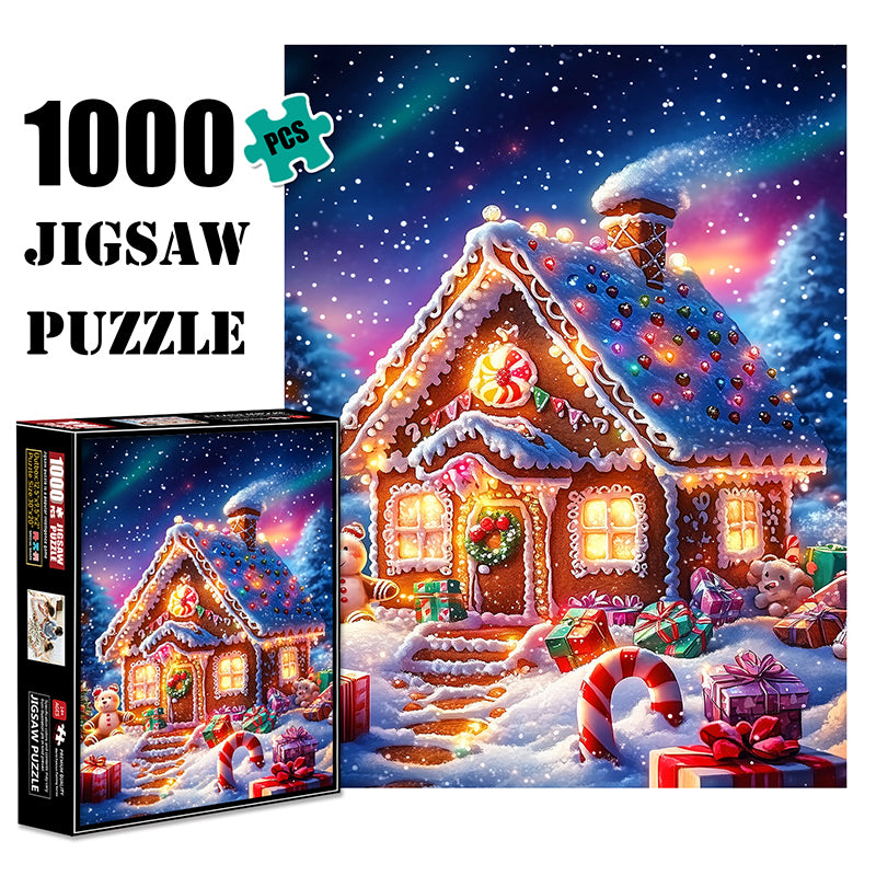 Christmas Aurora Snowhouse Jigsaw Puzzle 1000 Pieces