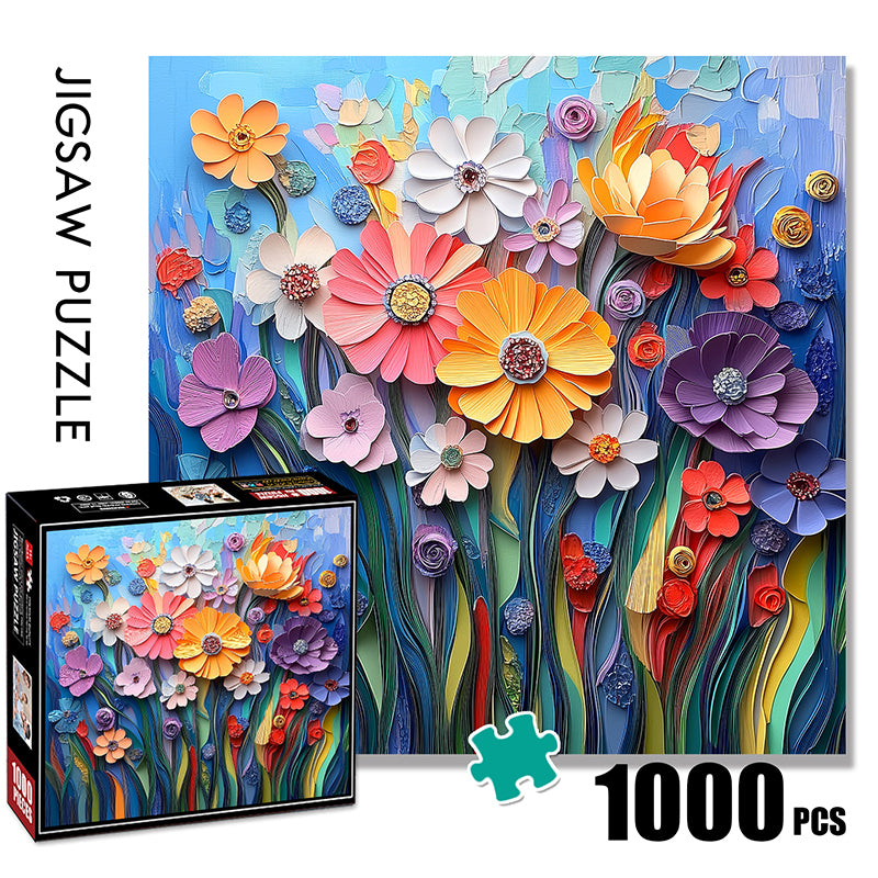 Colorful flowers Jigsaw Puzzle 1000 Pieces