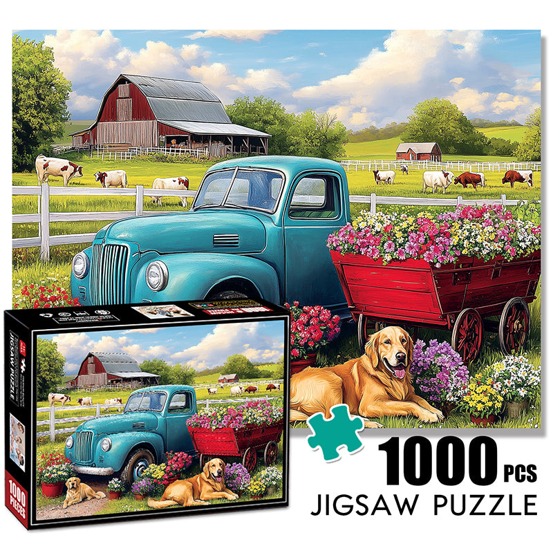 Farm Dog Jigsaw Puzzle 1000 Pieces