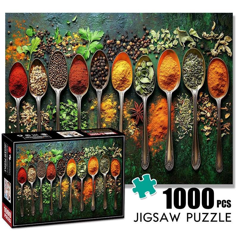 Spice spoon Jigsaw Puzzle 1000 Pieces