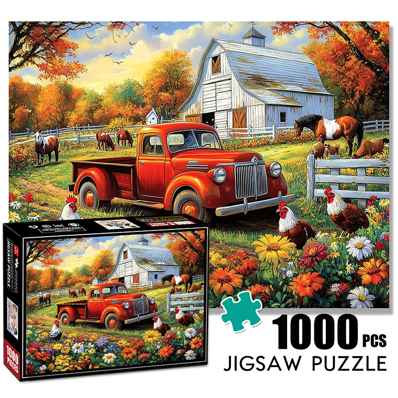 Autumn on the Farm Jigsaw Puzzle 1000 Pieces