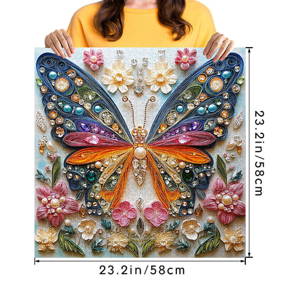 Diamond Butterfly Jigsaw Puzzle 1000 Pieces