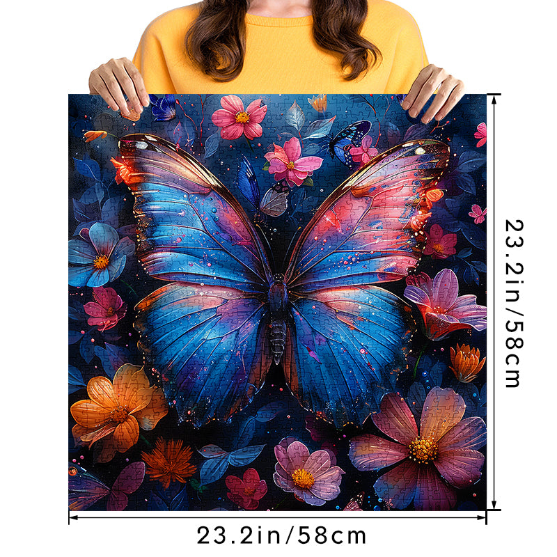 Luminous Butterfly Jigsaw Puzzle 1000 Pieces