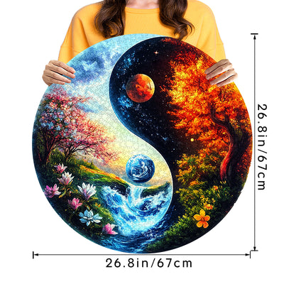 Yin Yang Four Seasons Jigsaw Puzzle 1000 Pieces