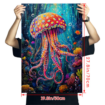 Colorful jellyfish Jigsaw Puzzle 1000 Pieces