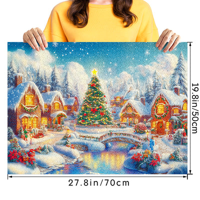 Christmas Town Jigsaw Puzzle 1000 Pieces