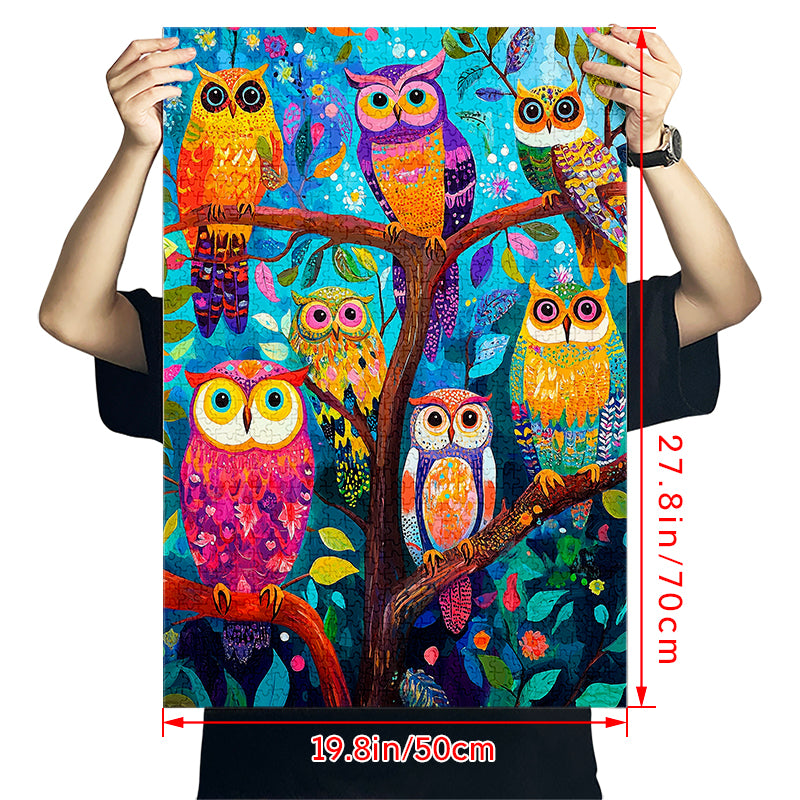 Branch owl 1000 Piece Jigsaw Puzzle for Adults