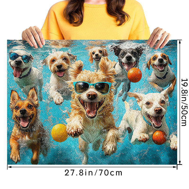 Underwater Dog 1000 Piece Jigsaw Puzzle for Adults