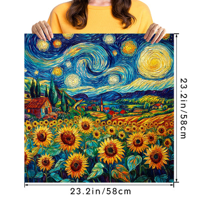 Starry Sky Sunflower Jigsaw Puzzle 1000 Pieces