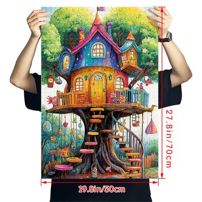 Star Tree House 1000 Piece Jigsaw Puzzle for Adults