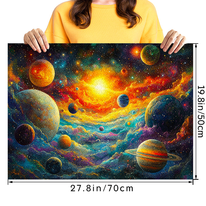 Rainbow Nebula 1000 Piece Jigsaw Puzzle for Adults