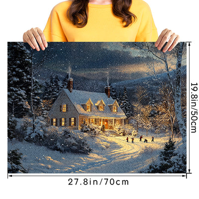 Friends in winter 1000 Piece Jigsaw Puzzle for Adults