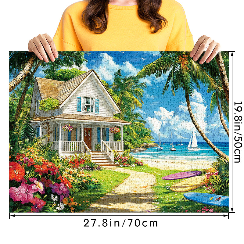 Beach house Jigsaw Puzzle 1000 Pieces