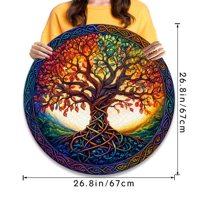 Seven colored Tree of Life Jigsaw Puzzle 1000 Pieces