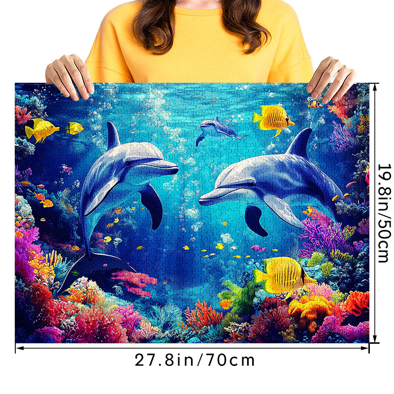 Dolphin Lagoon Jigsaw Puzzle 1000 Pieces