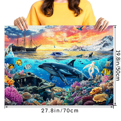 Polar ocean world 1000 Piece Jigsaw Puzzle for Adults