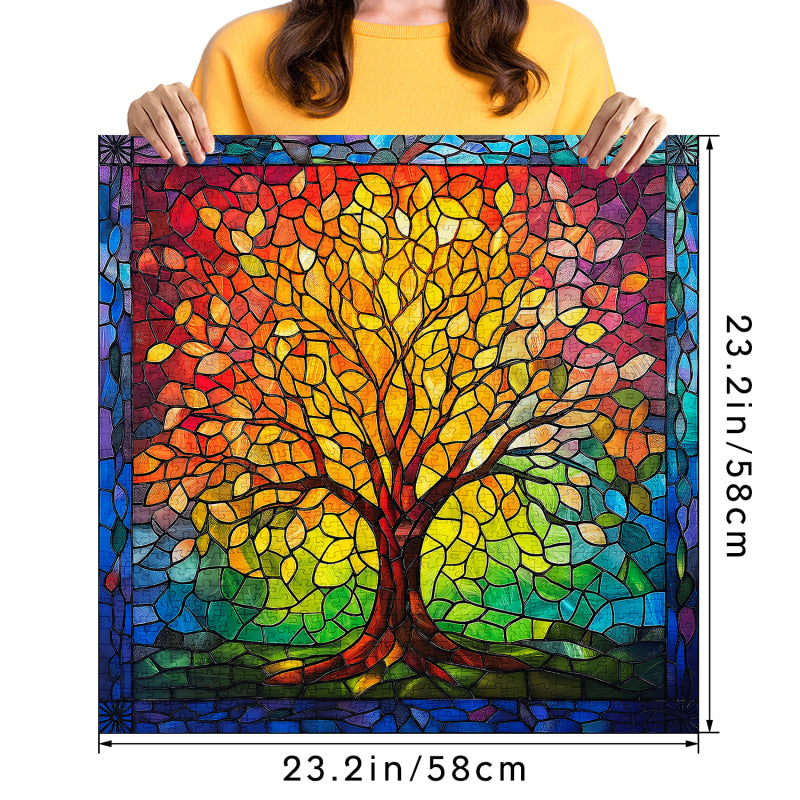 Grid Tree of Life Jigsaw Puzzle 1000 Pieces