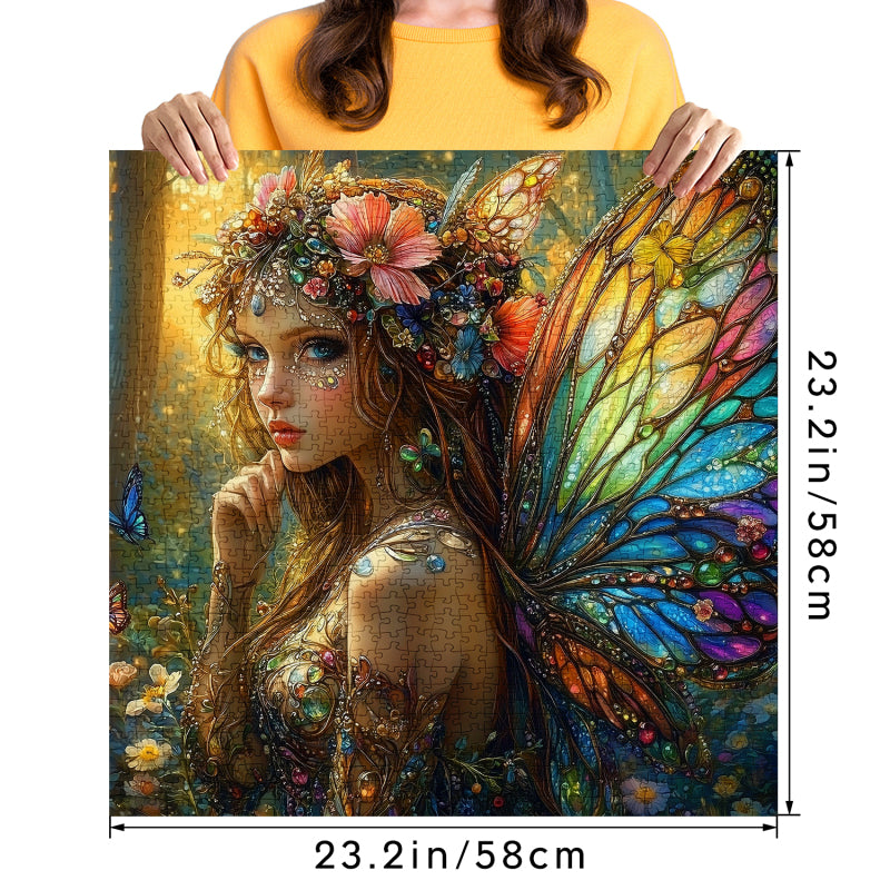 Fantasy fairy facing left Jigsaw Puzzle 1000 Pieces