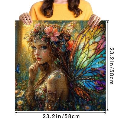 Fantasy fairy facing left Jigsaw Puzzle 1000 Pieces