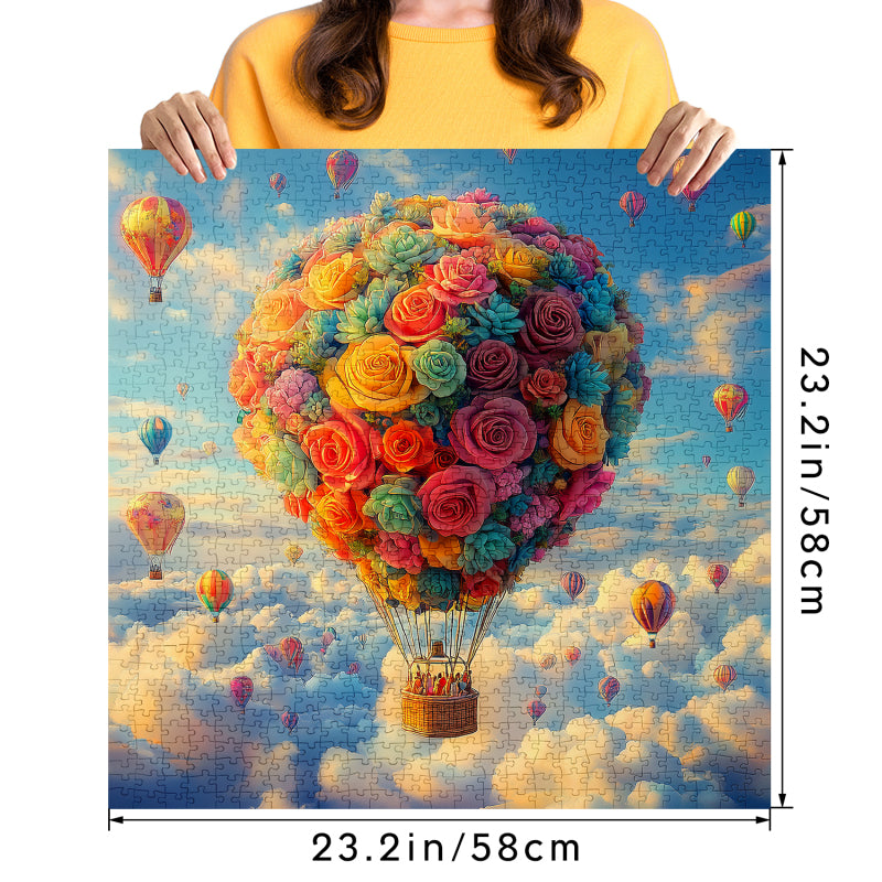 Cloud Sea Hot Air Balloon Jigsaw Puzzle 1000 Pieces