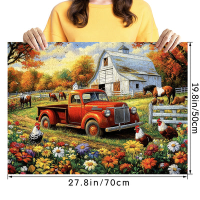 Autumn on the Farm Jigsaw Puzzle 1000 Pieces