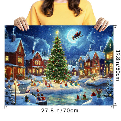 Happy Christmas Eve Jigsaw Puzzle 1000 Pieces