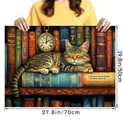 Alarm clock cat Jigsaw Puzzle 1000 Pieces