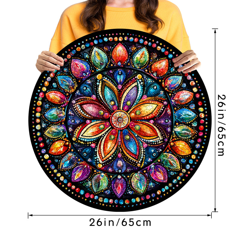 Jewel Mandala  Jigsaw Puzzle 1000 Pieces