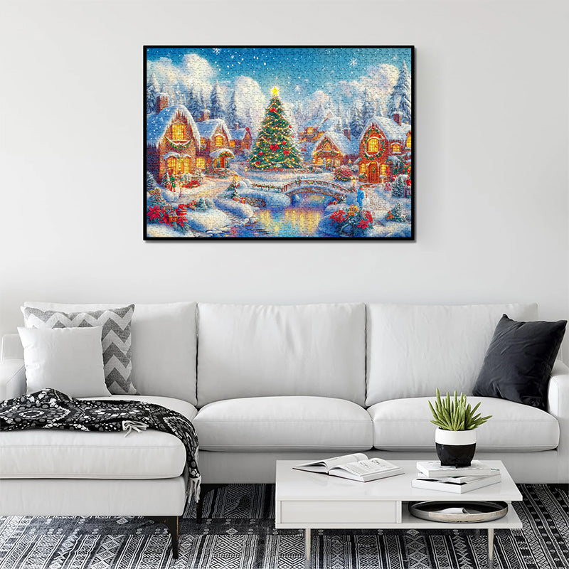 Christmas Town Jigsaw Puzzle 1000 Pieces