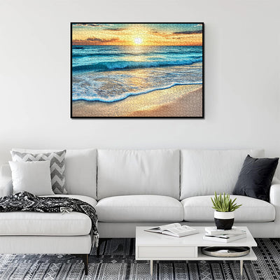 Beach Waves 1000 Piece Jigsaw Puzzle for Adults