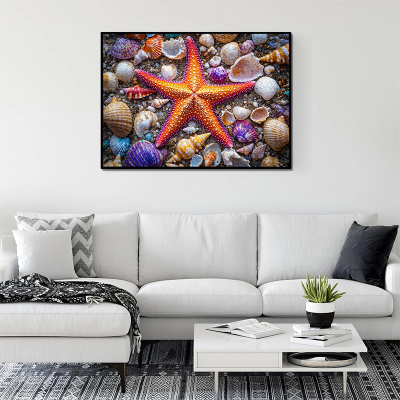 Beach starfish 1000 Piece Jigsaw Puzzle for Adults