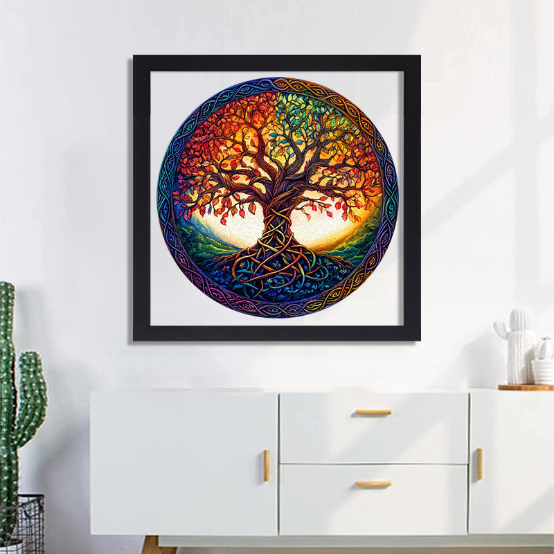 Seven colored Tree of Life Jigsaw Puzzle 1000 Pieces