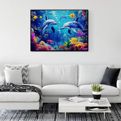 Dolphin Lagoon Jigsaw Puzzle 1000 Pieces