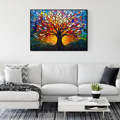 Mosaic Tree of Life Jigsaw Puzzle 1000 Pieces