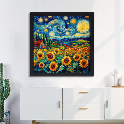 Starry Sky Sunflower Jigsaw Puzzle 1000 Pieces