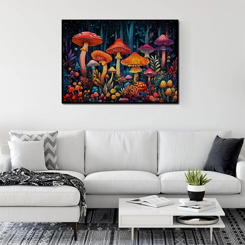 Forest mushrooms 1000 Piece Jigsaw Puzzle for Adults