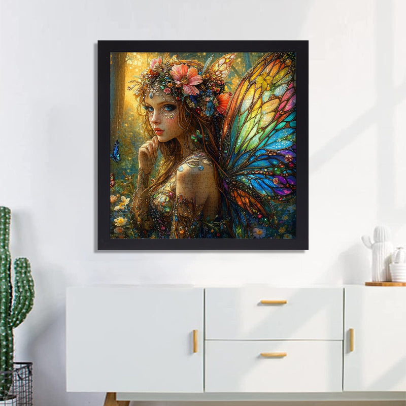 Fantasy fairy facing left Jigsaw Puzzle 1000 Pieces