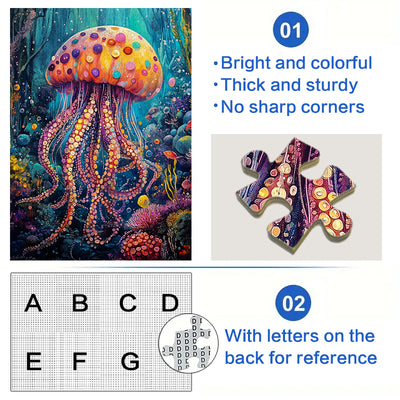 King of Jellyfish 1000 Piece Jigsaw Puzzle for Adults