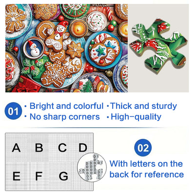 Christmas Cookies 1000 Piece Jigsaw Puzzle for Adults