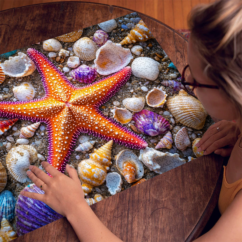 Beach starfish 1000 Piece Jigsaw Puzzle for Adults