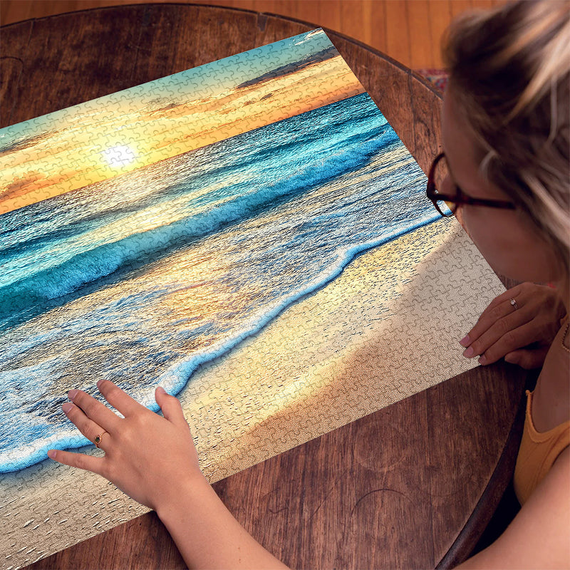 Beach Waves 1000 Piece Jigsaw Puzzle for Adults