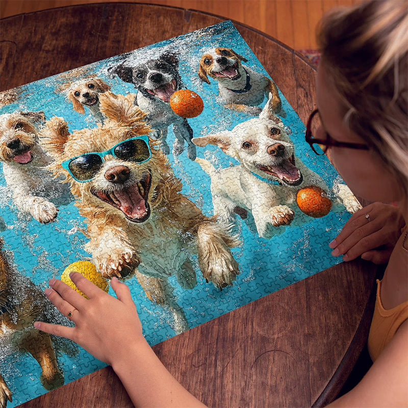 Underwater Dog 1000 Piece Jigsaw Puzzle for Adults