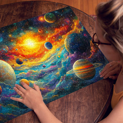 Rainbow Nebula 1000 Piece Jigsaw Puzzle for Adults