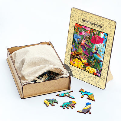 Hummingbird World Wooden Animal Puzzle Adult Children Christmas Birthday Gift