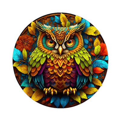 forest owl Wooden Jigsaw Puzzle