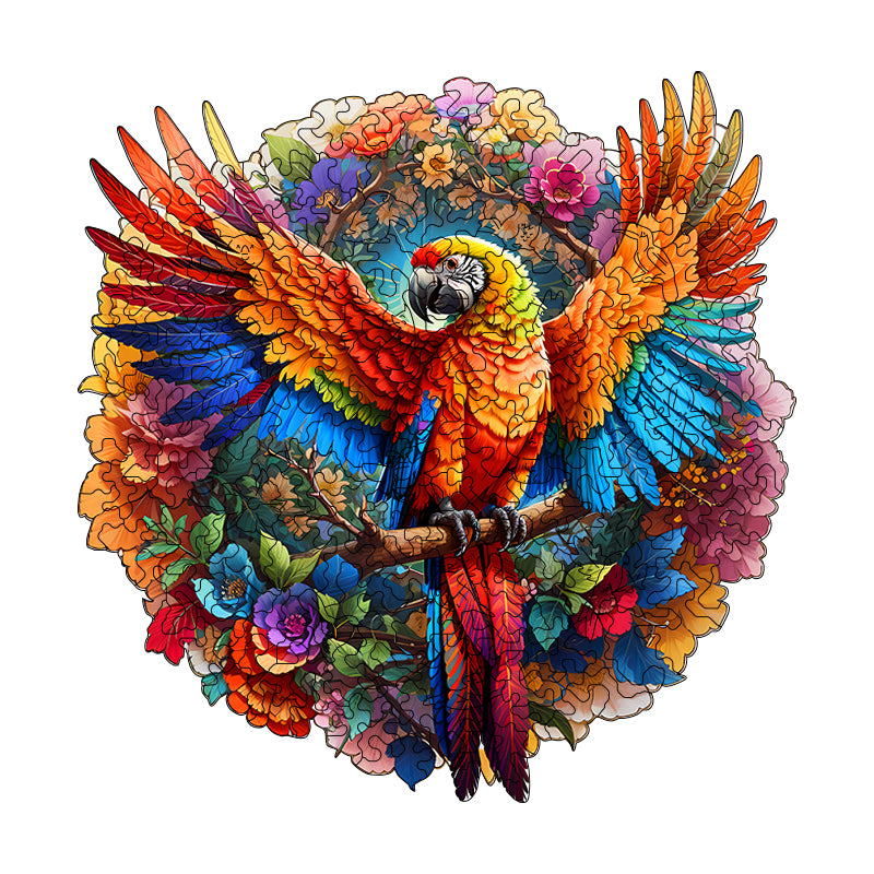 Parrot Wooden Jigsaw Puzzle