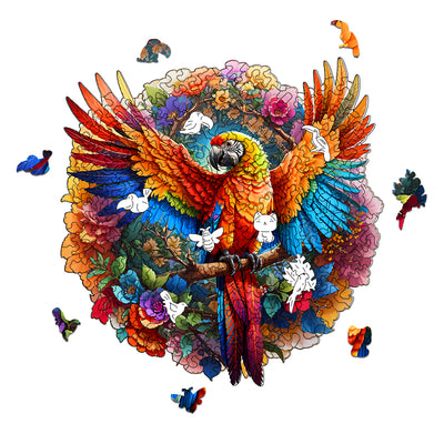 Parrot Wooden Jigsaw Puzzle