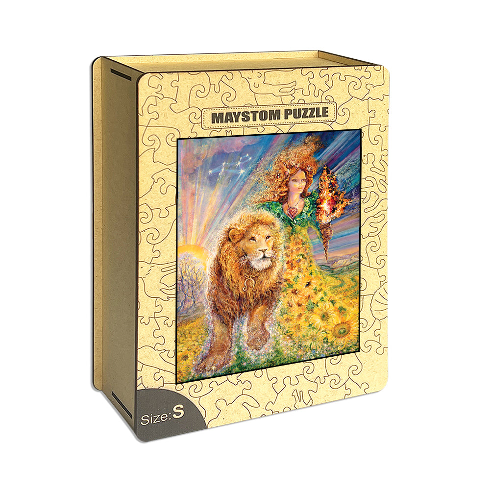 Lion Princess Wooden Animal Puzzle Adult Children Christmas Birthday Gift